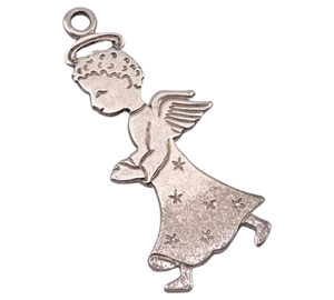 sterling silver angel pendant