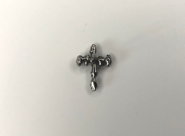 NOS 1990s small skull cross novelty pin pin-back