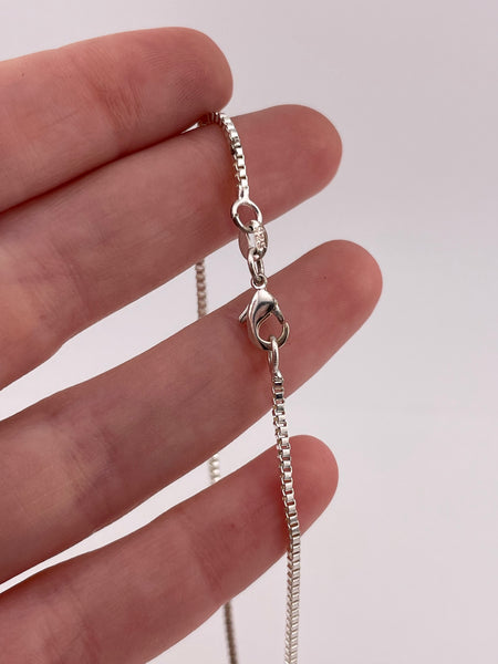 sterling silver wampum shell necklace