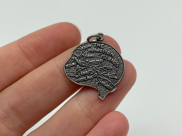 sterling silver Hawaiian Islands pendant
