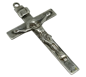 sterling silver crucifix cross religious pendant