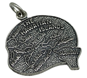 sterling silver Hawaiian Islands pendant