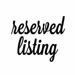 RESERVED PRIVATE LISTING -- priority shipping for Olivia