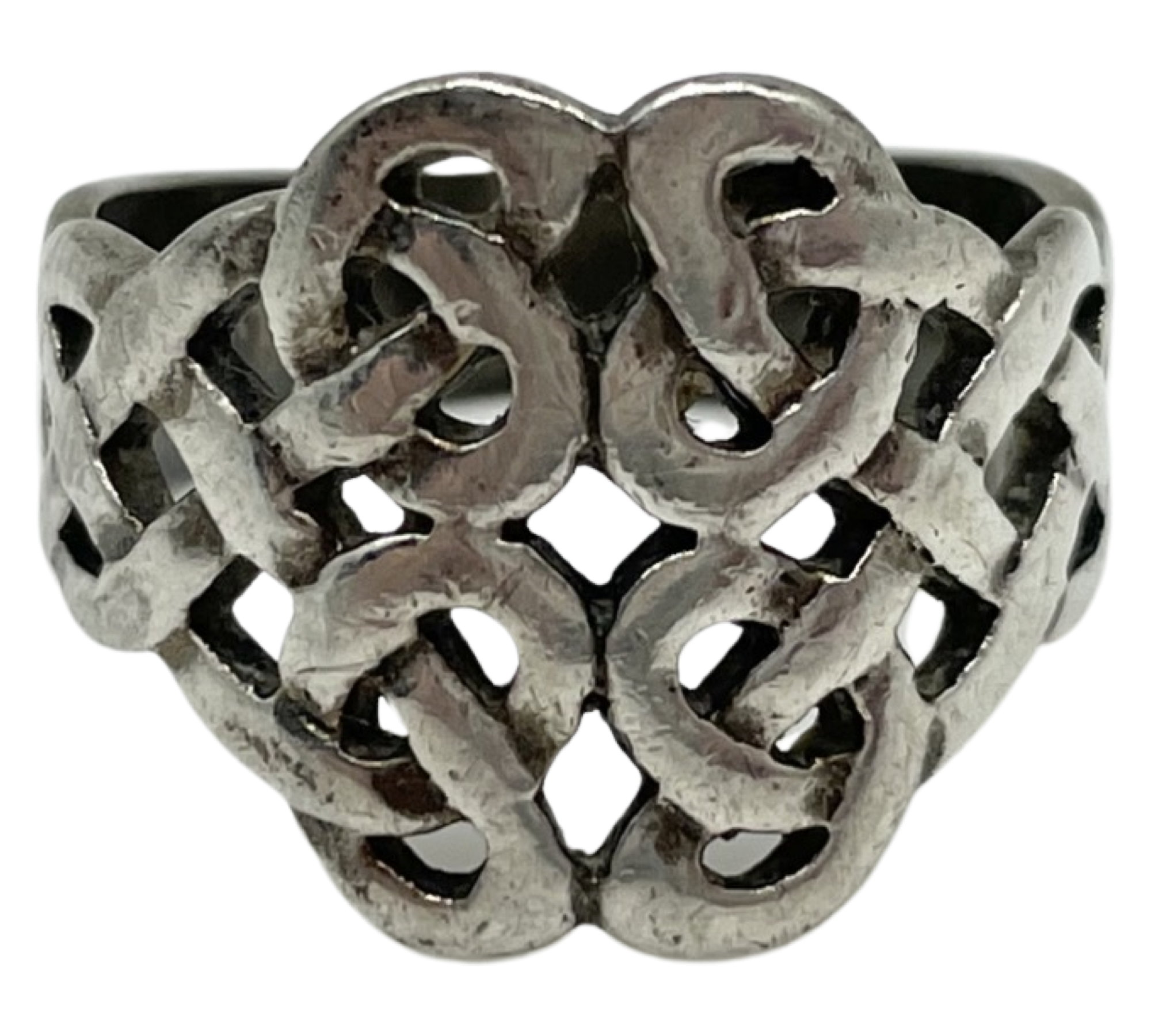 size 6 sterling silver Celtic knot ring