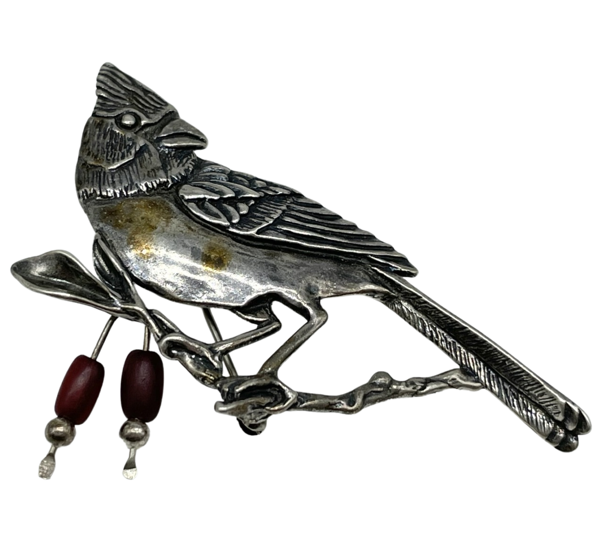 sterling silver Judie Gumm bird pin brooch