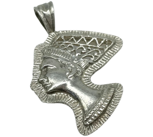 sterling silver Nefertiti pendant