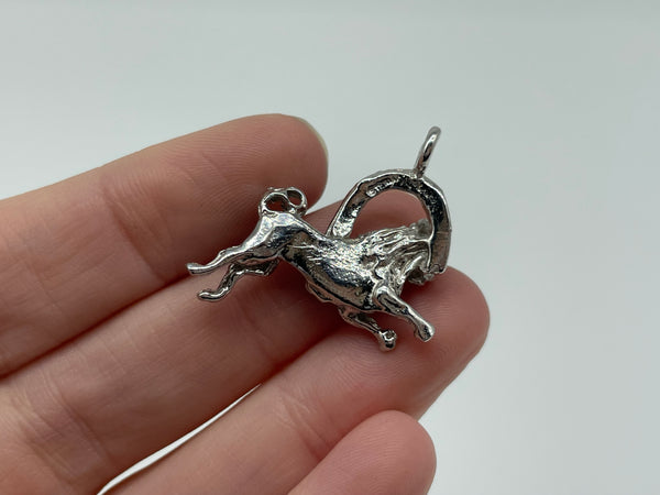 sterling silver Leo the Lion pendant